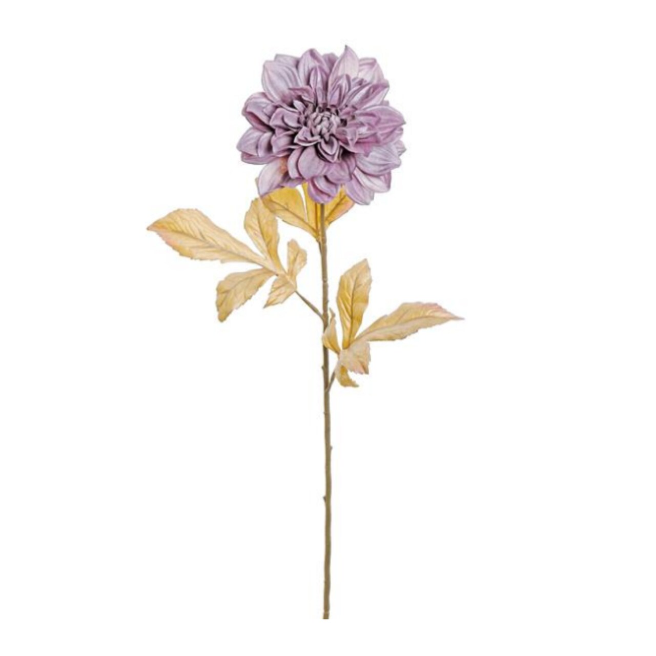 29" Pearl Purple/Mauve Artificial Dahlia Stem | Shimmer Faux Flower-L750-PRLMV